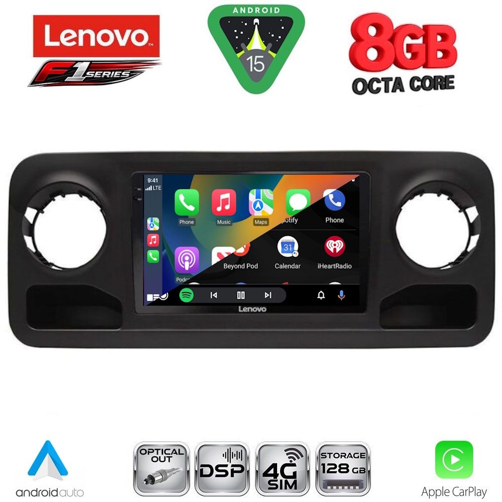 LENOVO SSR 10424_CPA (10inc) MULTIMEDIA TABLET for MERCEDES SPRINTER mod. 2018-2026 LENOVO SSR 10424_CPA (10inc) MULTIMEDIA TABLET for MERCEDES SPRINTER mod. 2018-2026