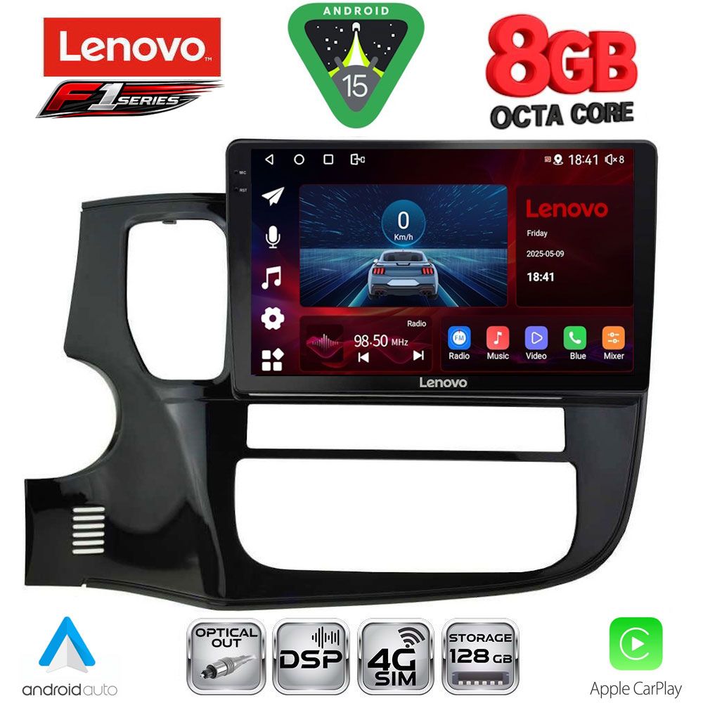 LENOVO SSR 10443_CPA (10inc) MULTIMEDIA TABLET for MITSUBISHI OUTLANDER mod. 2013-2020 LENOVO SSR 10443_CPA (10inc) MULTIMEDIA TABLET for MITSUBISHI OUTLANDER mod. 2013-2020