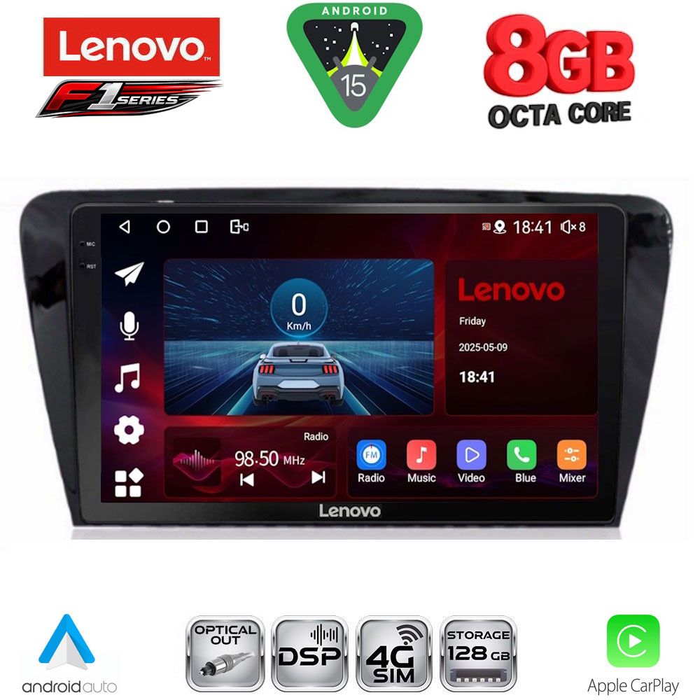 LENOVO SSR 10597_CPA (10inc) MULTIMEDIA TABLET for SKODA OCTAVIA 7 mod. 2013-2021 LENOVO SSR 10597_CPA (10inc) MULTIMEDIA TABLET for SKODA OCTAVIA 7 mod. 2013-2021