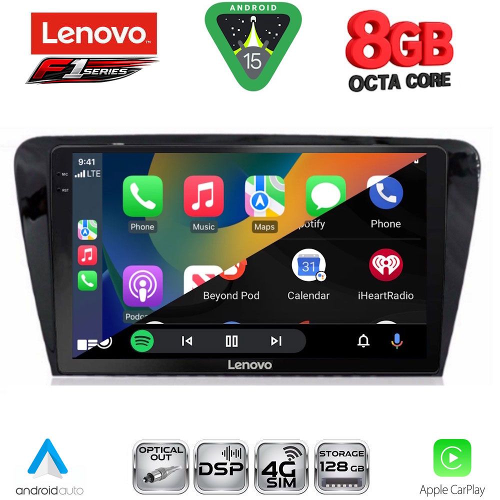 LENOVO SSR 10597_CPA (10inc) MULTIMEDIA TABLET for SKODA OCTAVIA 7 mod. 2013-2021 LENOVO SSR 10597_CPA (10inc) MULTIMEDIA TABLET for SKODA OCTAVIA 7 mod. 2013-2021