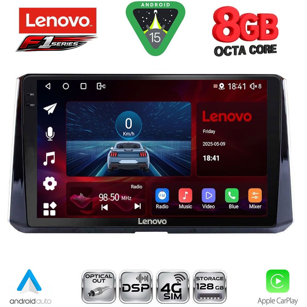 LENOVO SSR 10716_CPA (10inc) MULTIMEDIA TABLET for TOYOTA COROLLA mod. 2019-2026 LENOVO SSR 10716_CPA (10inc) MULTIMEDIA TABLET for TOYOTA COROLLA mod. 2019-2026