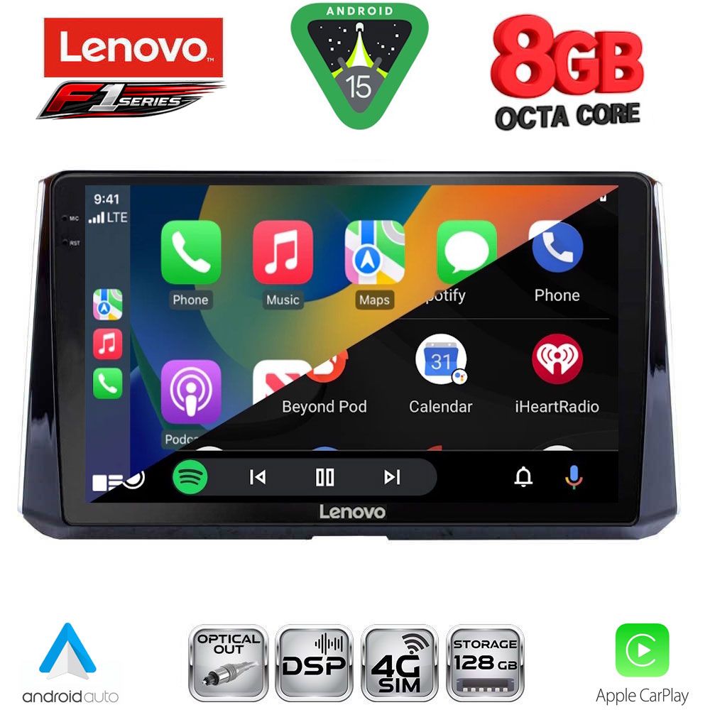 LENOVO SSR 10716_CPA (10inc) MULTIMEDIA TABLET for TOYOTA COROLLA mod. 2019-2026 LENOVO SSR 10716_CPA (10inc) MULTIMEDIA TABLET for TOYOTA COROLLA mod. 2019-2026