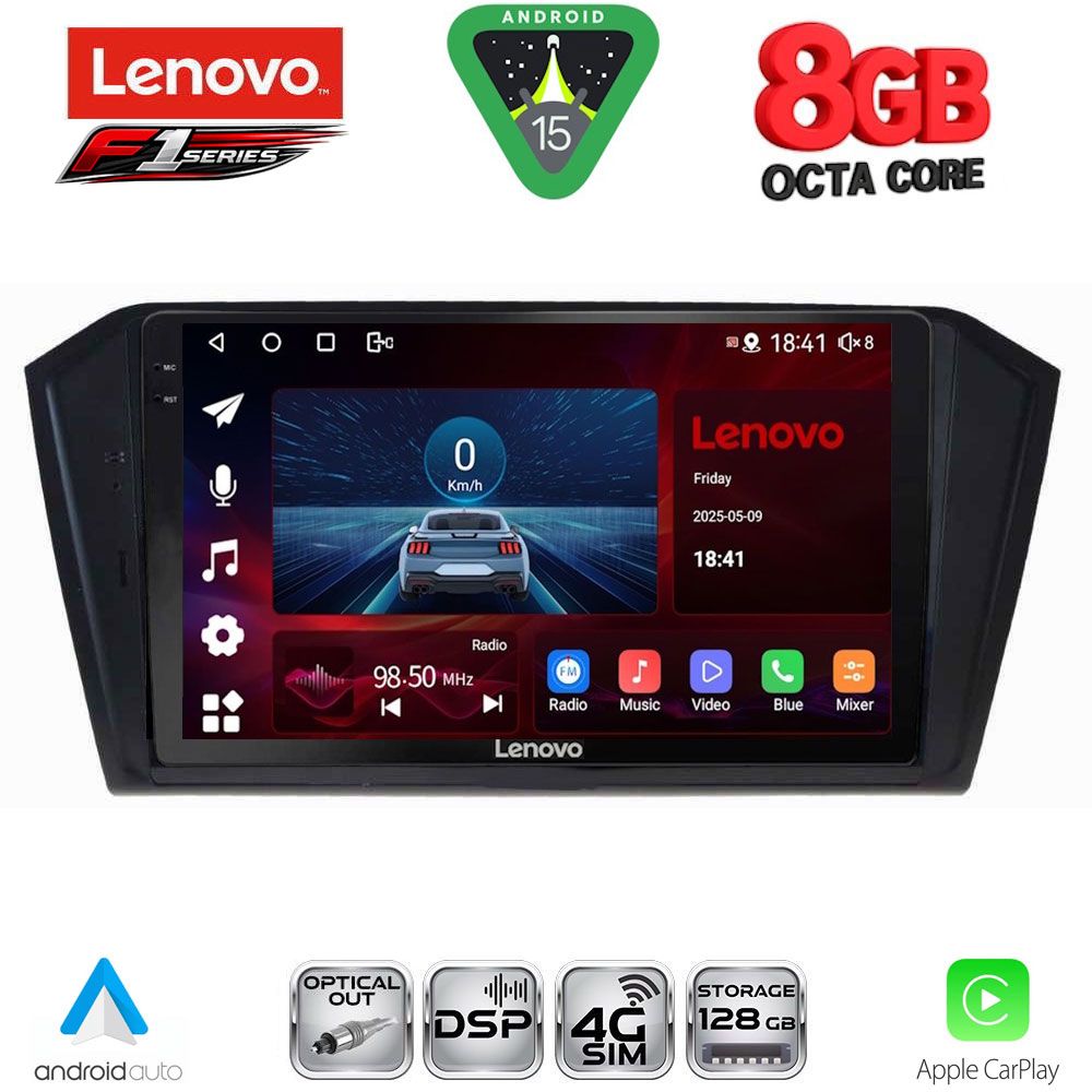 LENOVO SSR 10750_CPA (10inc) MULTIMEDIA TABLET for VW PASSAT mod. 2016-2023 LENOVO SSR 10750_CPA (10inc) MULTIMEDIA TABLET for VW PASSAT mod. 2016-2023