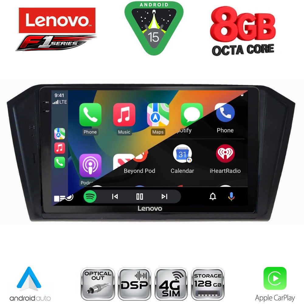LENOVO SSR 10750_CPA (10inc) MULTIMEDIA TABLET for VW PASSAT mod. 2016-2023 LENOVO SSR 10750_CPA (10inc) MULTIMEDIA TABLET for VW PASSAT mod. 2016-2023