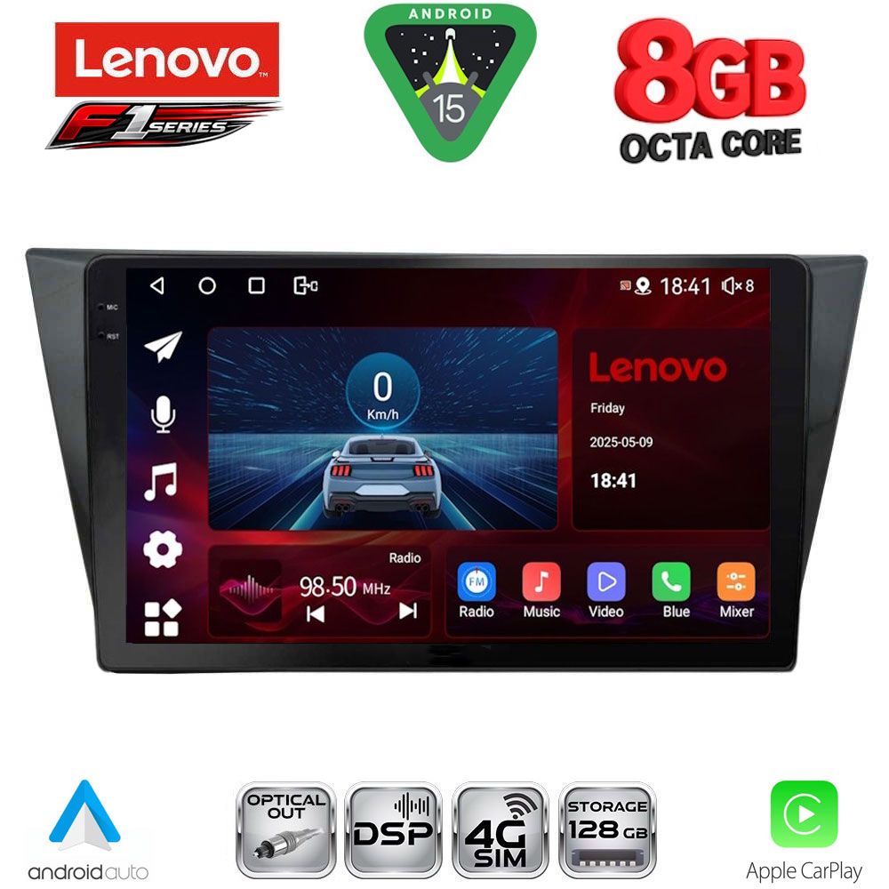 LENOVO SSR 10761_CPA (10inc) MULTIMEDIA TABLET for VW TIGUAN mod. 2016-2024 LENOVO SSR 10761_CPA (10inc) MULTIMEDIA TABLET for VW TIGUAN mod. 2016-2024