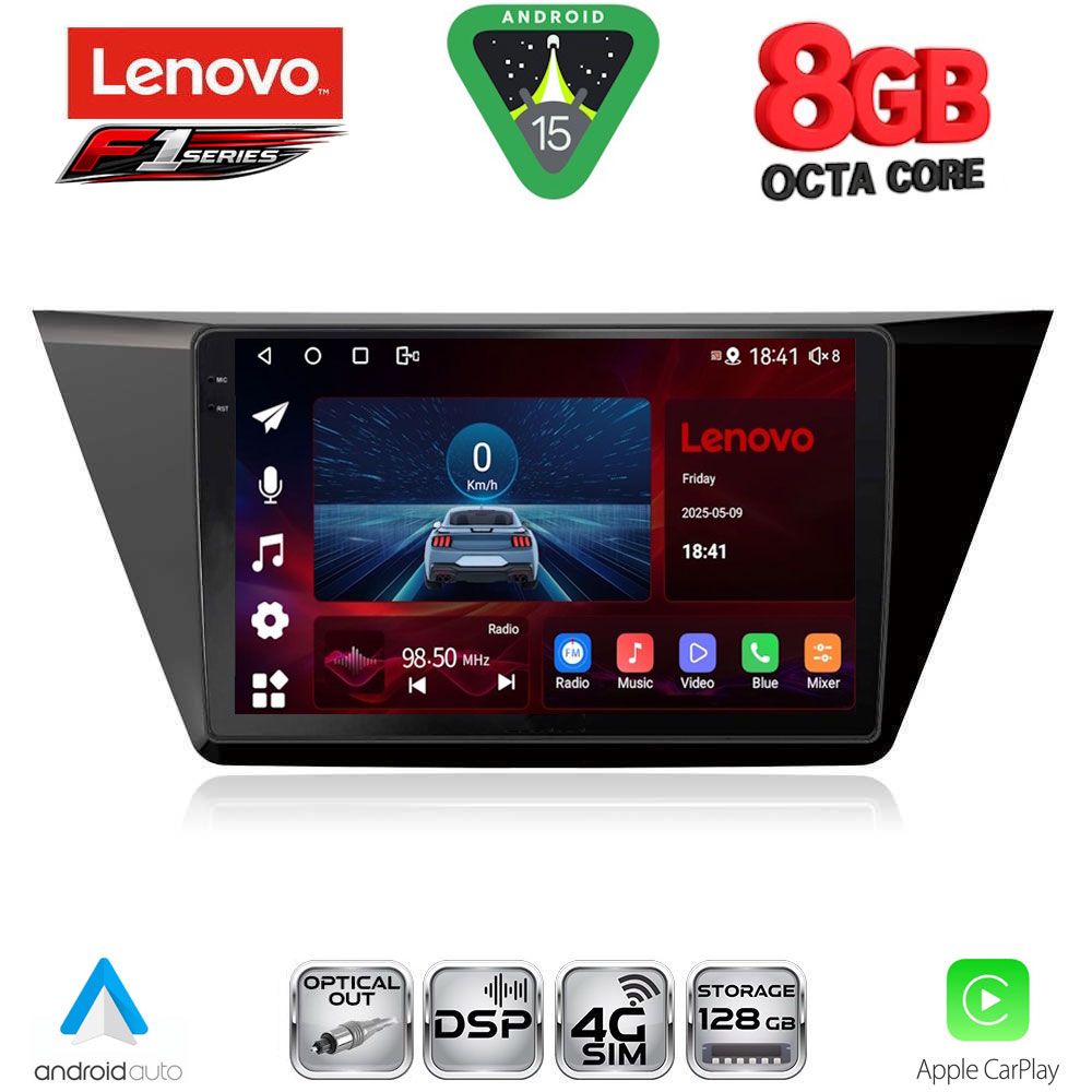 LENOVO SSR 10769_CPA (10inc) MULTIMEDIA TABLET for VW TOURAN mod. 2016-2026 LENOVO SSR 10769_CPA (10inc) MULTIMEDIA TABLET for VW TOURAN mod. 2016-2026