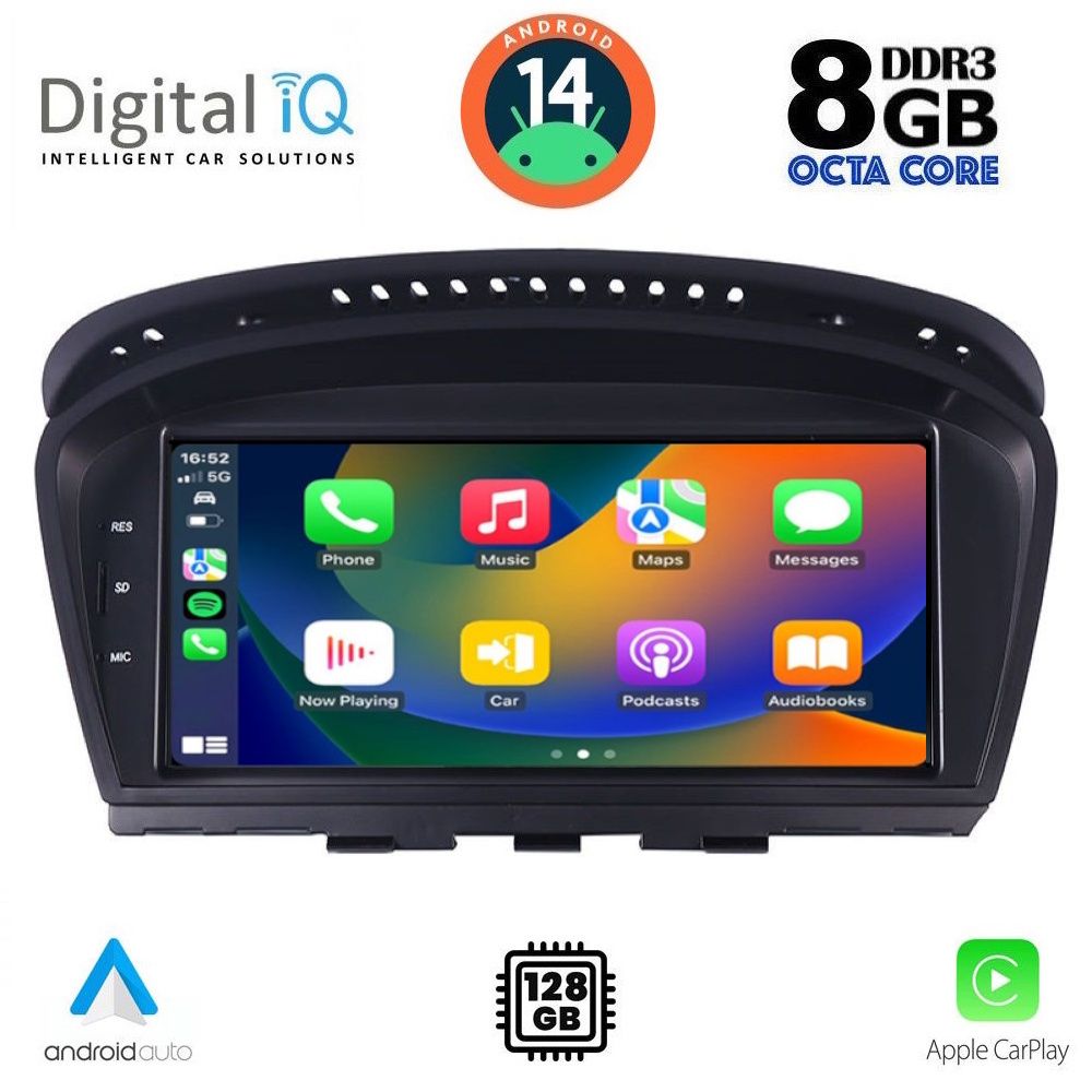DIGITAL IQ TOP 10959_CPA (8.8inc) (CIC) MULTIMEDIA SYSTEM for BMW S.5 (E60) mod. 2008-2011 DIGITAL IQ TOP 10959_CPA (8.8inc) (CIC) MULTIMEDIA SYSTEM for BMW S.5 (E60) mod. 2008-2011