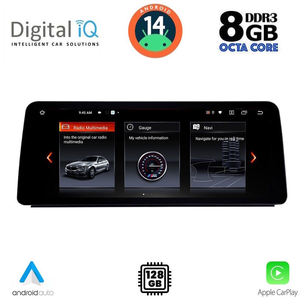 DIGITAL IQ TOP 17959_CPA (10.25'') (CIC) MULTIMEDIA SYSTEM for BMW S.5 (E60) mod. 2008-2011 DIGITAL IQ TOP 17959_CPA (10.25'') (CIC) MULTIMEDIA SYSTEM for BMW S.5 (E60) mod. 2008-2011