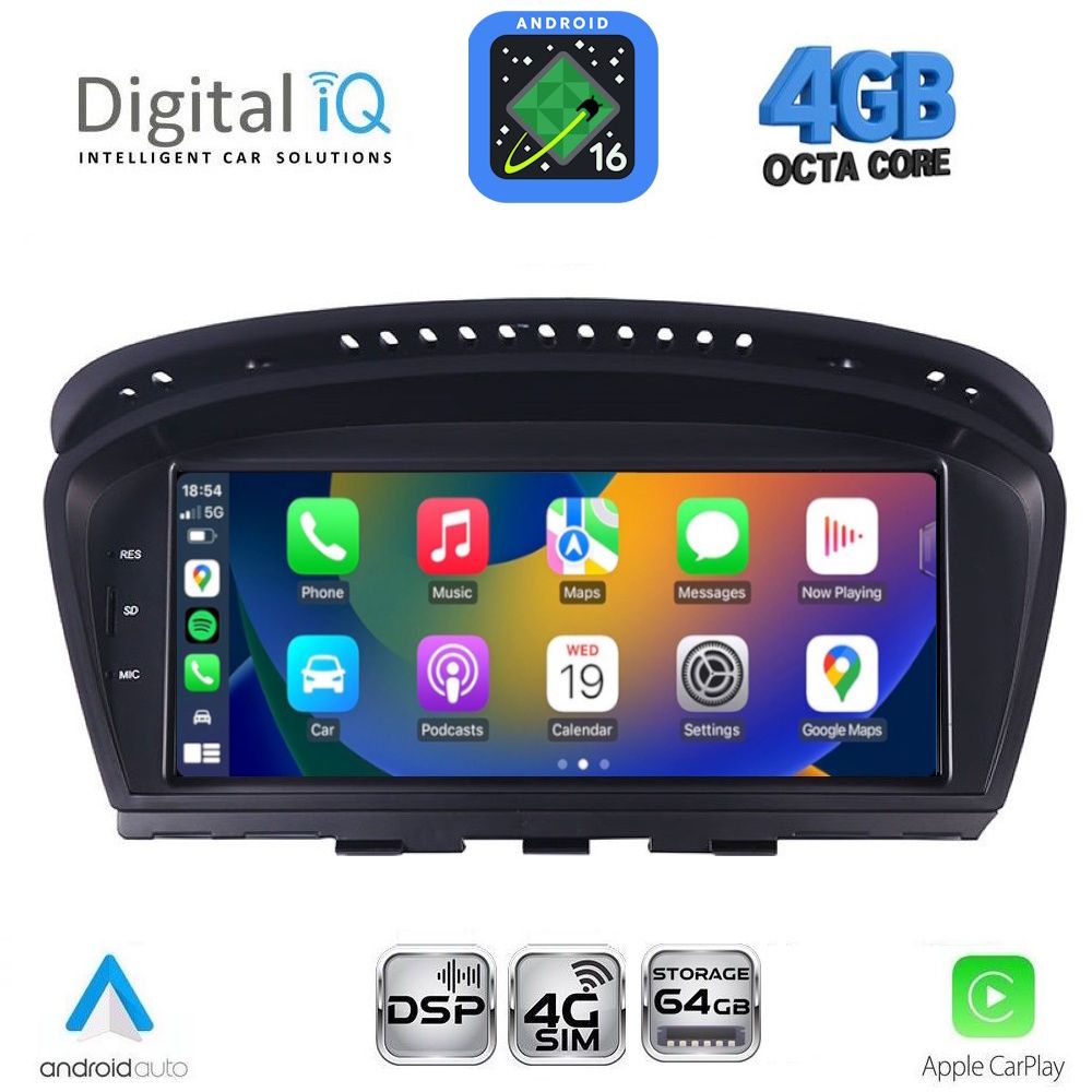 DIGITAL IQ TPG 15958_CPA (8.8'') - (CCC) MULTIMEDIA SYSTEM for BMW S.5 (E60) mod. 2003-2008 DIGITAL IQ TPG 15958_CPA (8.8'') - (CCC) MULTIMEDIA SYSTEM for BMW S.5 (E60) mod. 2003-2008