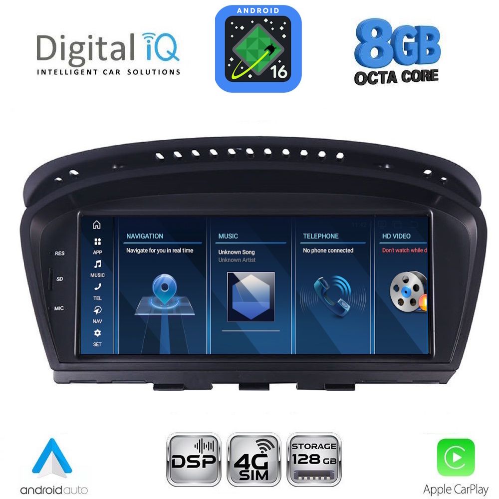 DIGITAL IQ TPK 16959_CPA (8.8'') (CIC) MULTIMEDIA SYSTEM for BMW S.5 (E60) mod. 2008-2011 DIGITAL IQ TPK 16959_CPA (8.8'') (CIC) MULTIMEDIA SYSTEM for BMW S.5 (E60) mod. 2008-2011