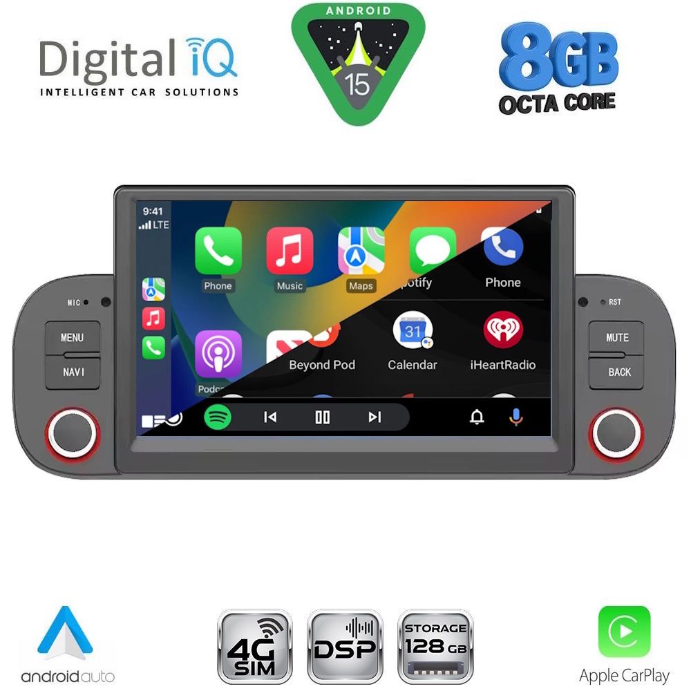 DIGITAL IQ BLM 722_CPA (7" DECK) MULTIMEDIA SYSTEM for FIAT PANDA mod. 2012-2021 DIGITAL IQ BLM 722_CPA (7" DECK) MULTIMEDIA SYSTEM for FIAT PANDA mod. 2012-2021