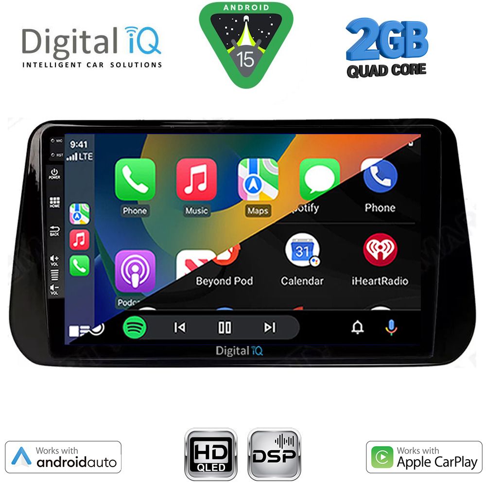 DIGITAL IQ BXC 3238B_CPAA (10inc) MULTIMEDIA TABLET for HYUNDAI IX45 - SANTA FE mod. 2021-2023 DIGITAL IQ BXC 3238B_CPAA (10inc) MULTIMEDIA TABLET for HYUNDAI IX45 - SANTA FE mod. 2021-2023