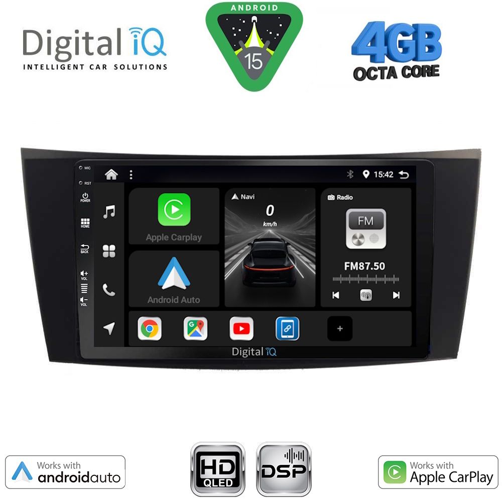 DIGITAL IQ BXF 6407_CPAA (8inc) MULTIMEDIA TABLET for MERCEDES E W211 – CLS mod. 2003-2009 DIGITAL IQ BXF 6407_CPAA (8inc) MULTIMEDIA TABLET for MERCEDES E W211 – CLS mod. 2003-2009