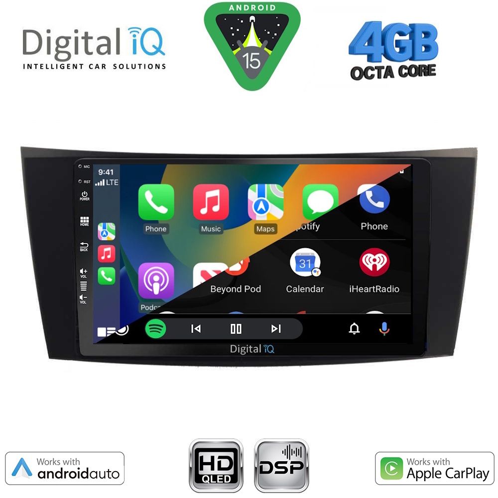 DIGITAL IQ BXF 6407_CPAA (8inc) MULTIMEDIA TABLET for MERCEDES E W211 – CLS mod. 2003-2009 DIGITAL IQ BXF 6407_CPAA (8inc) MULTIMEDIA TABLET for MERCEDES E W211 – CLS mod. 2003-2009