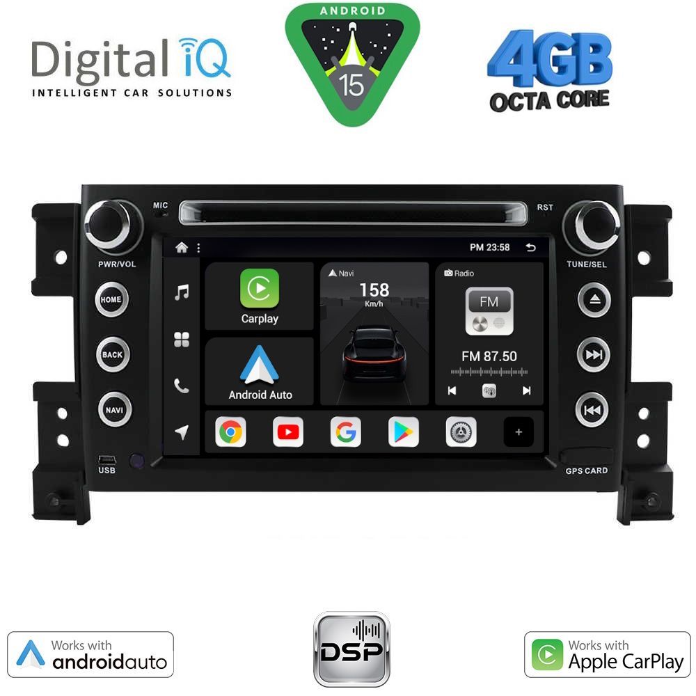 DIGITAL IQ BXF 653_CPAA (7" DVD) MULTIMEDIA SYSTEM for SUZUKI GRAND VITARA mod. 2005-2015 DIGITAL IQ BXF 653_CPAA (7" DVD) MULTIMEDIA SYSTEM for SUZUKI GRAND VITARA mod. 2005-2015