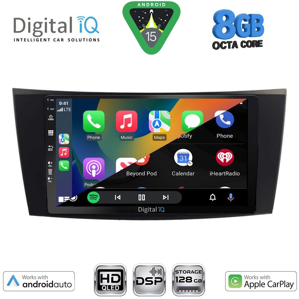 DIGITAL IQ BXF 7407_CPAA (8inc) MULTIMEDIA TABLET for MERCEDES E W211 – CLS mod. 2003-2009 DIGITAL IQ BXF 7407_CPAA (8inc) MULTIMEDIA TABLET for MERCEDES E W211 – CLS mod. 2003-2009