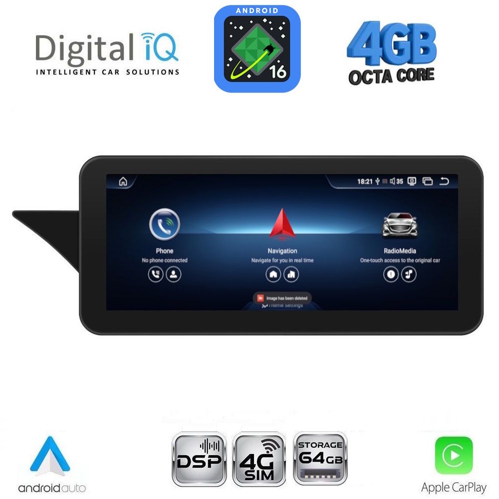 DIGITAL IQ TPG 15996_CPA (10.25inc) (NTG 4.5) MULTIMEDIA SYSTEM for MERCEDES GLK (X204) mod. 2013-2016 DIGITAL IQ TPG 15996_CPA (10.25inc) (NTG 4.5) MULTIMEDIA SYSTEM for MERCEDES GLK (X204) mod. 2013-2016