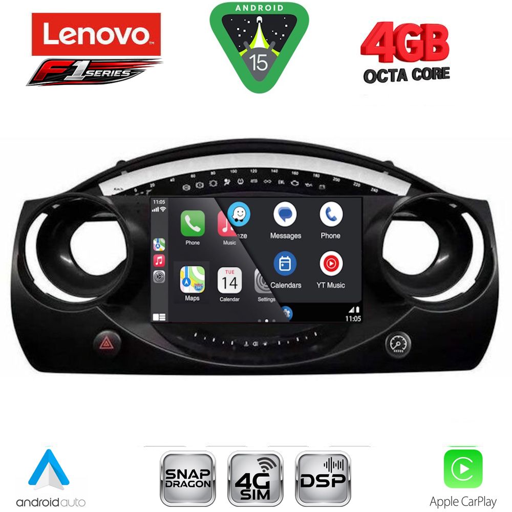LENOVO SSQ 9063_CPA (9inc) MULTIMEDIA TABLET for MINI COOPER (R50-R52-R53) mod. 2000-2006 LENOVO SSQ 9063_CPA (9inc) MULTIMEDIA TABLET for MINI COOPER (R50-R52-R53) mod. 2000-2006