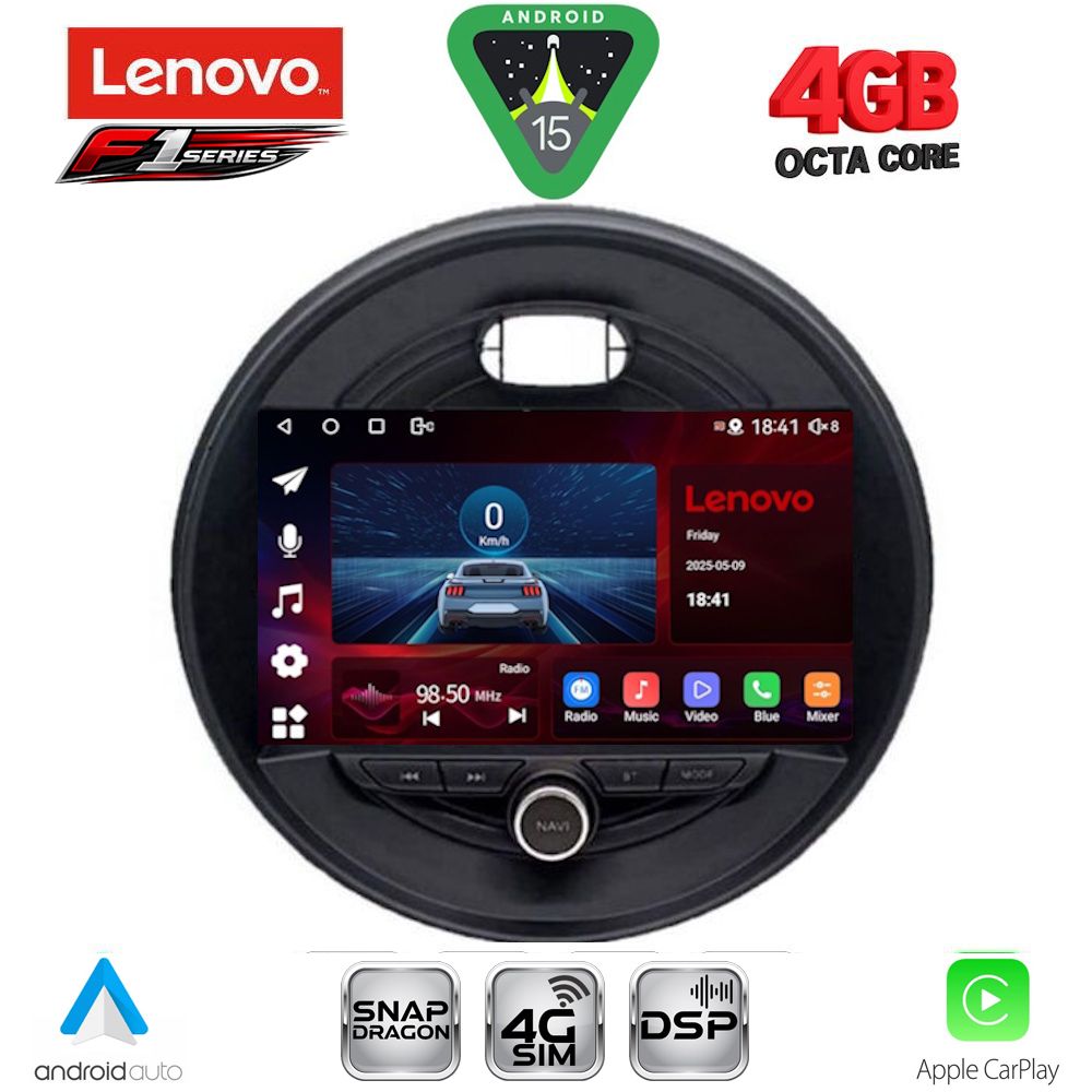 LENOVO SSQ 9066_CPA (9inc) MULTIMEDIA TABLET for MINI COOPER (F55-56-F57) mod. 2015-2024 - CLUBMAN (F54) mod. 2015-2024 - ROADSTER (F59) mod. 2014-2024 - COUNTRYMAN (F60) mod. 2016-2024 LENOVO SSQ 9066_CPA (9inc) MULTIMEDIA TABLET for MINI COOPER (F55-56-F57) mod. 2015-2024 - CLUBMAN (F54) mod. 2015-2024 - ROADSTER (F59) mod. 2014-2024 - COUNTRYMAN (F60) mod. 2016-2024