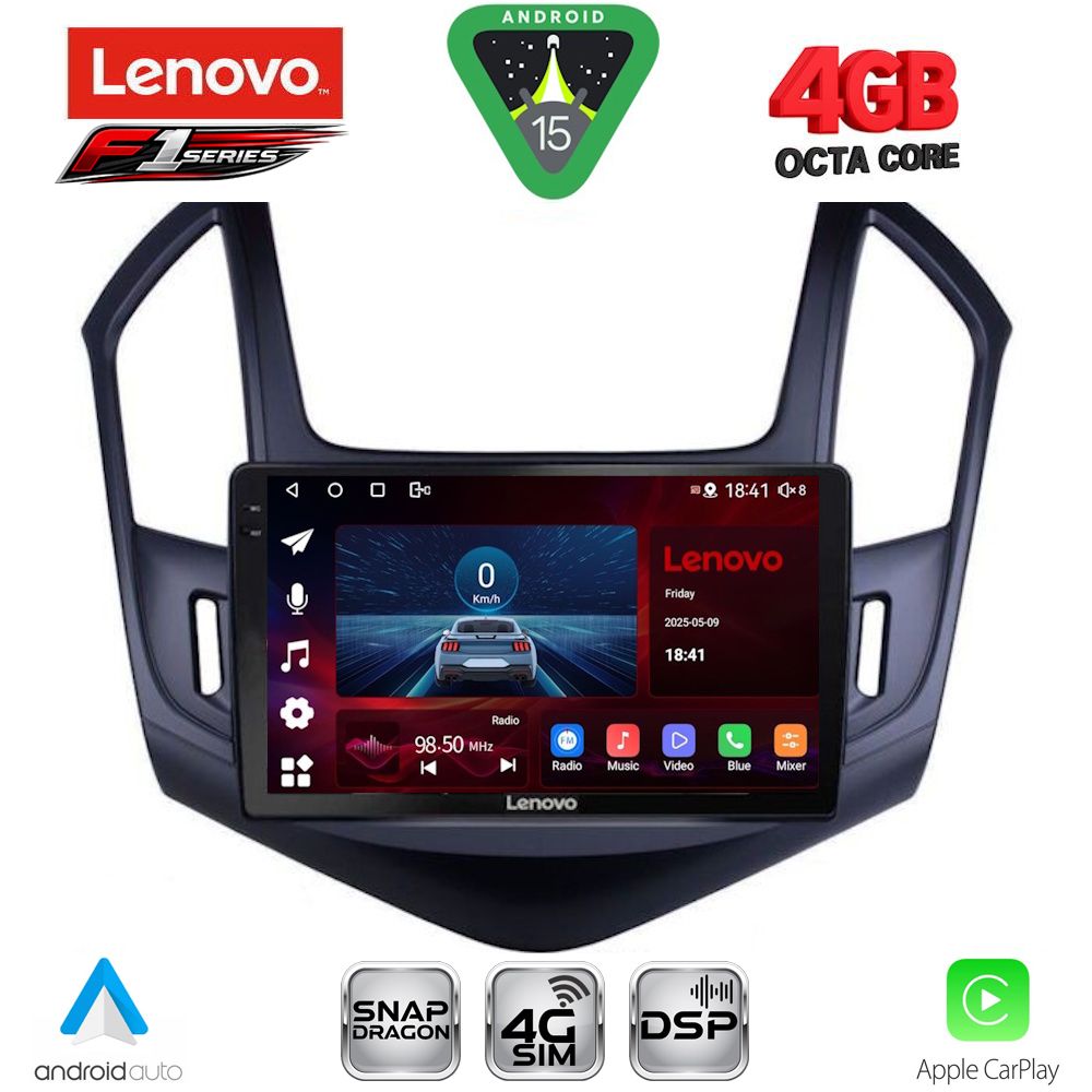 LENOVO SSQ 9077_CPA (9inc) MULTIMEDIA TABLET for CHEVROLET CRUZE mod. 2013-2015 LENOVO SSQ 9077_CPA (9inc) MULTIMEDIA TABLET for CHEVROLET CRUZE mod. 2013-2015