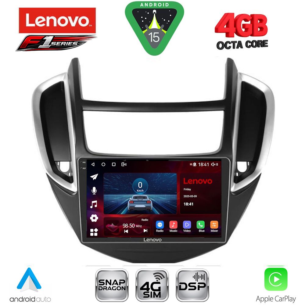 LENOVO SSQ 9080_CPA (9inc) MULTIMEDIA TABLET for CHEVROLET TRAX mod. 2014-2022 LENOVO SSQ 9080_CPA (9inc) MULTIMEDIA TABLET for CHEVROLET TRAX mod. 2014-2022