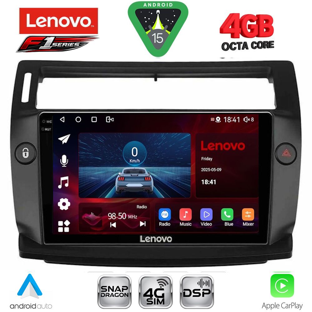 LENOVO SSQ 9084BL_CPA (9inc) MULTIMEDIA TABLET for CITROEN C4 mod. 2004-2011 (BLACK) LENOVO SSQ 9084BL_CPA (9inc) MULTIMEDIA TABLET for CITROEN C4 mod. 2004-2011 (BLACK)