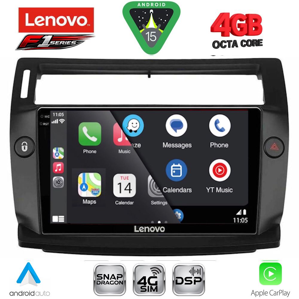 LENOVO SSQ 9084BL_CPA (9inc) MULTIMEDIA TABLET for CITROEN C4 mod. 2004-2011 (BLACK) LENOVO SSQ 9084BL_CPA (9inc) MULTIMEDIA TABLET for CITROEN C4 mod. 2004-2011 (BLACK)