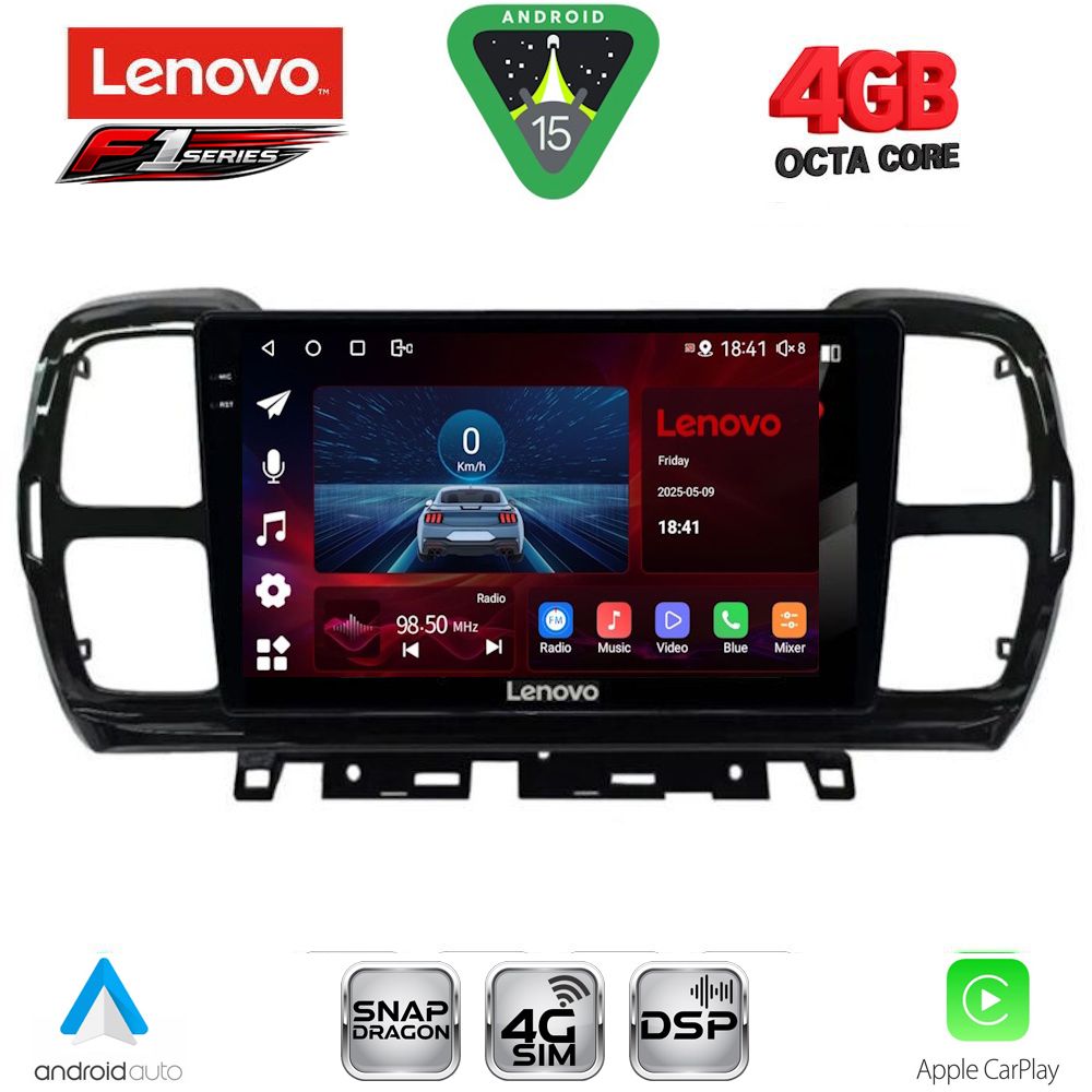 LENOVO SSQ 9088_CPA (9inc) MULTIMEDIA TABLET for CITROEN C5 AIRCROSS mod. 2017-2021 LENOVO SSQ 9088_CPA (9inc) MULTIMEDIA TABLET for CITROEN C5 AIRCROSS mod. 2017-2021