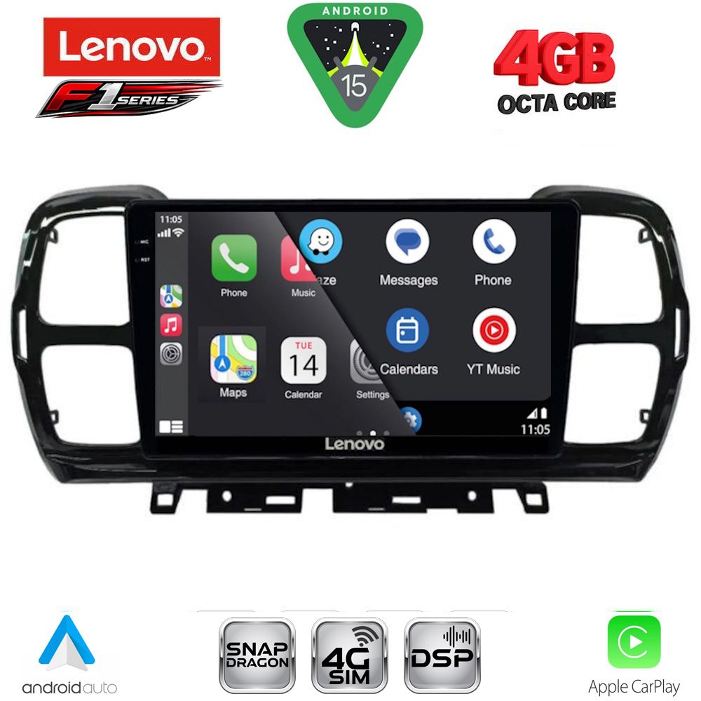 LENOVO SSQ 9088_CPA (9inc) MULTIMEDIA TABLET for CITROEN C5 AIRCROSS mod. 2017-2021 LENOVO SSQ 9088_CPA (9inc) MULTIMEDIA TABLET for CITROEN C5 AIRCROSS mod. 2017-2021
