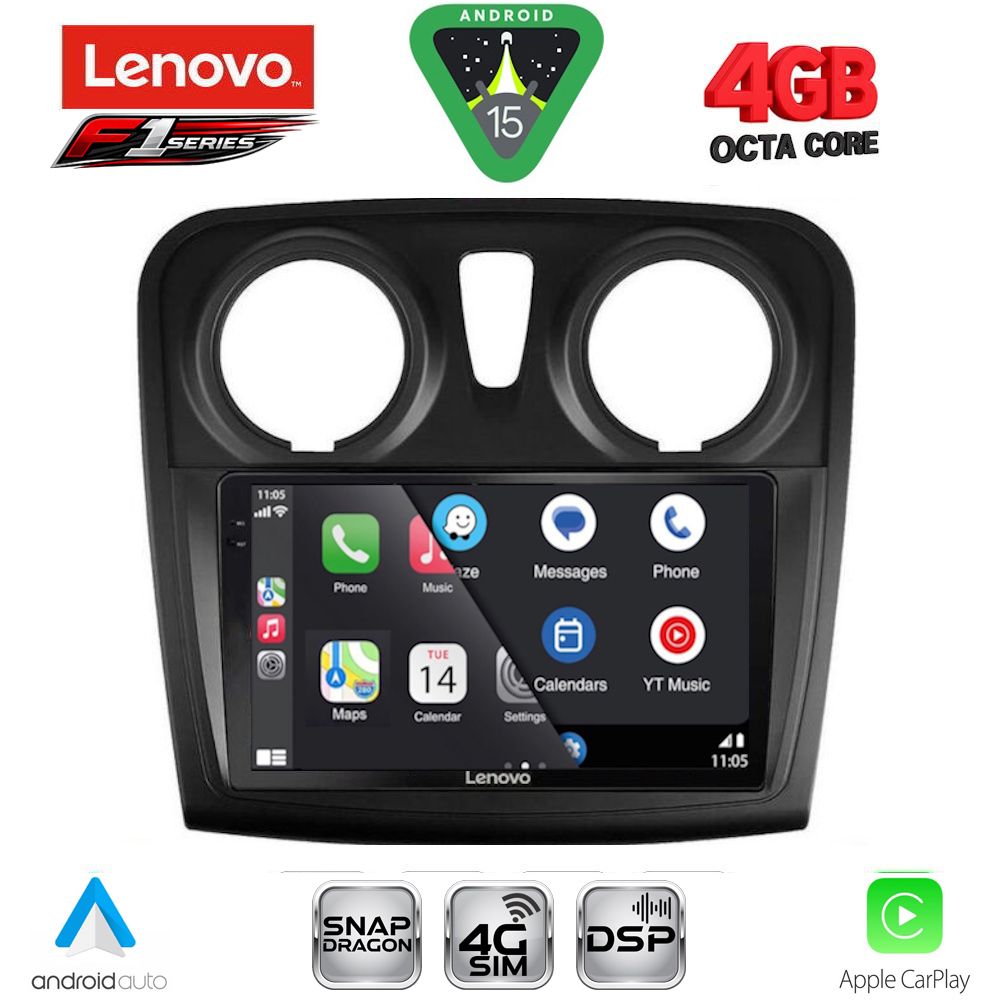 LENOVO SSQ 9108_CPA (9inc) MULTIMEDIA TABLET for DACIA LOGAN – SANDERO mod. 2012-2019 LENOVO SSQ 9108_CPA (9inc) MULTIMEDIA TABLET for DACIA LOGAN – SANDERO mod. 2012-2019