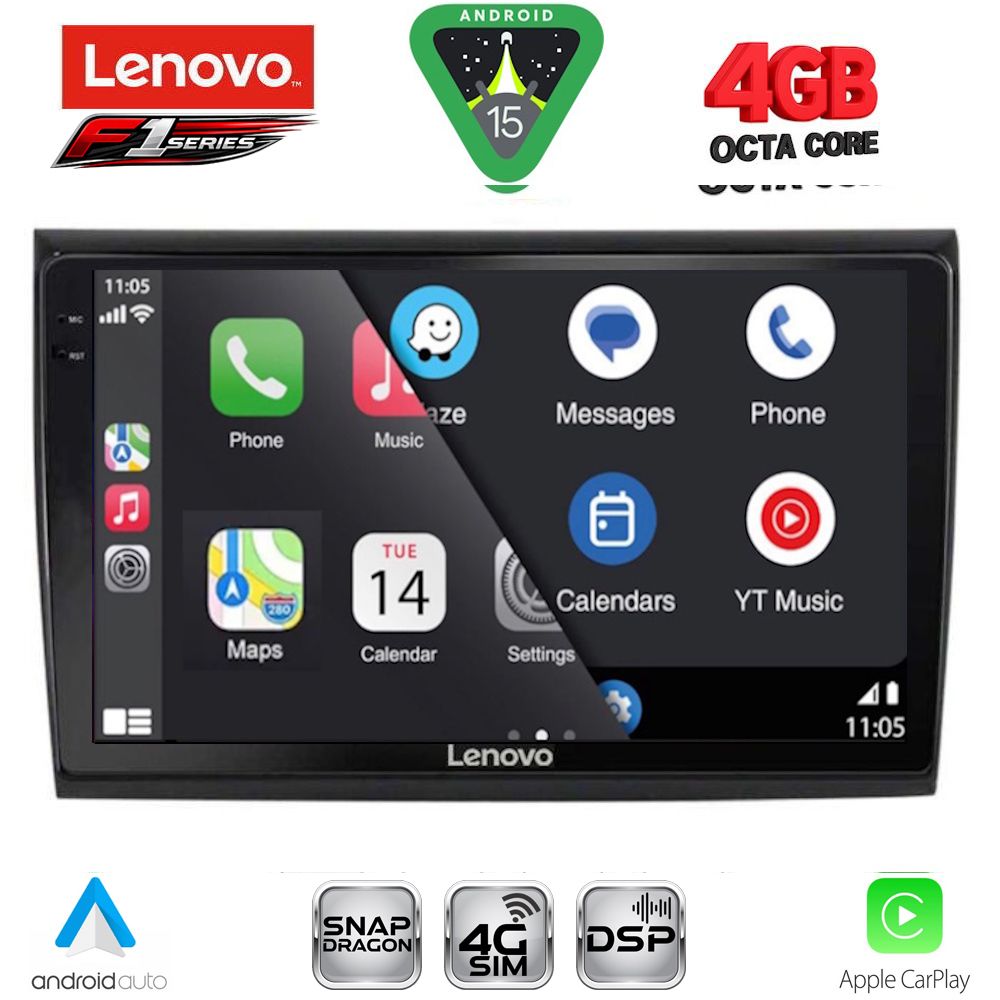 LENOVO SSQ 9136_CPA (9inc) MULTIMEDIA TABLET for FIAT BRAVO mod. 2007-2019 LENOVO SSQ 9136_CPA (9inc) MULTIMEDIA TABLET for FIAT BRAVO mod. 2007-2019