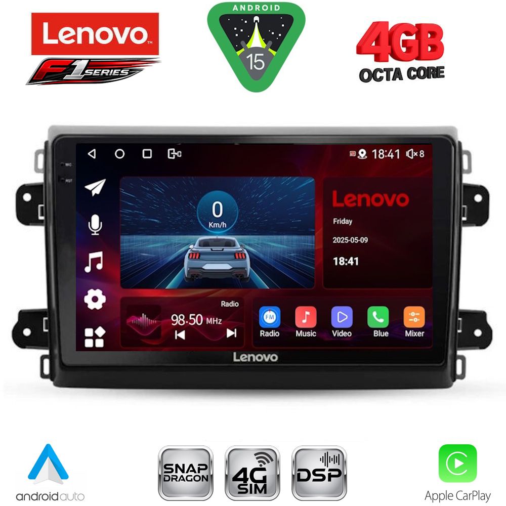 LENOVO SSQ 9143_CPA (9inc) MULTIMEDIA TABLET for FIAT DUCATO mod. 2021-2026 LENOVO SSQ 9143_CPA (9inc) MULTIMEDIA TABLET for FIAT DUCATO mod. 2021-2026