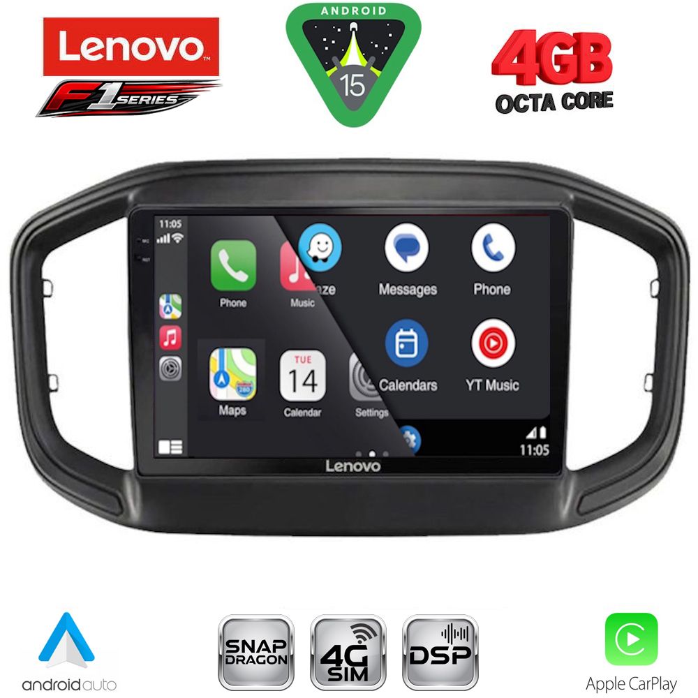 LENOVO SSQ 9147_CPA (9inc) MULTIMEDIA TABLET for FIAT STRADA mod. 2020-2026 LENOVO SSQ 9147_CPA (9inc) MULTIMEDIA TABLET for FIAT STRADA mod. 2020-2026
