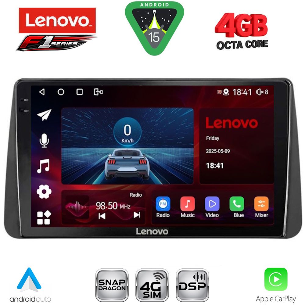 LENOVO SSQ 9149_CPA DASH (9inc) MULTIMEDIA TABLET for FIAT TIPO mod. 2018-2023 LENOVO SSQ 9149_CPA DASH (9inc) MULTIMEDIA TABLET for FIAT TIPO mod. 2018-2023