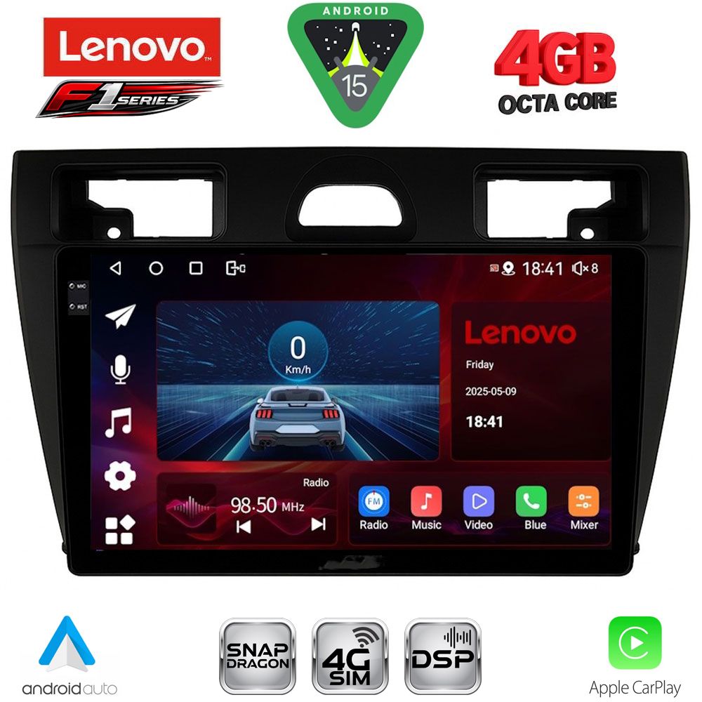 LENOVO SSQ 9153BL_CPA (9inc) MULTIMEDIA TABLET for FORD FIESTA mod. 2005-2008 (BLACK) LENOVO SSQ 9153BL_CPA (9inc) MULTIMEDIA TABLET for FORD FIESTA mod. 2005-2008 (BLACK)