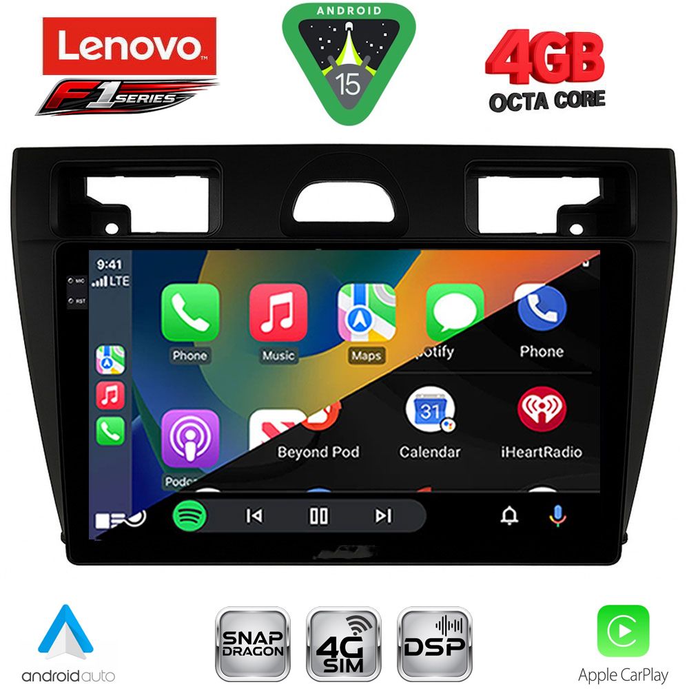 LENOVO SSQ 9153BL_CPA (9inc) MULTIMEDIA TABLET for FORD FIESTA mod. 2005-2008 (BLACK) LENOVO SSQ 9153BL_CPA (9inc) MULTIMEDIA TABLET for FORD FIESTA mod. 2005-2008 (BLACK)