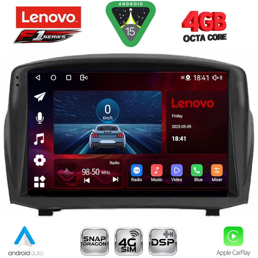 LENOVO SSQ 9154B_CPA (9inc) MULTIMEDIA TABLET for FORD FIESTA mod. 2008-2017 LENOVO SSQ 9154B_CPA (9inc) MULTIMEDIA TABLET for FORD FIESTA mod. 2008-2017