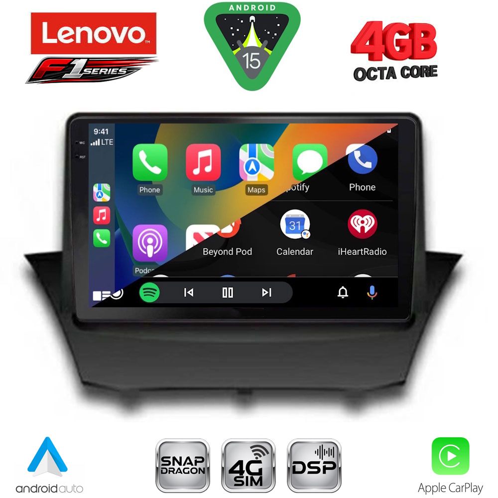 LENOVO SSQ 9154A_CPA (9inc) MULTIMEDIA TABLET for FORD FIESTA mod. 2008-2017 LENOVO SSQ 9154A_CPA (9inc) MULTIMEDIA TABLET for FORD FIESTA mod. 2008-2017