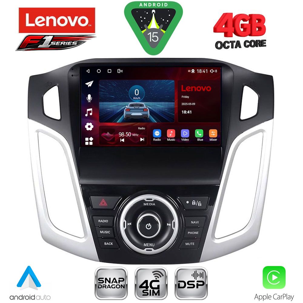 LENOVO SSQ 9157_CPA (9inc) MULTIMEDIA TABLET for FORD FOCUS mod. 2011-2018 LENOVO SSQ 9157_CPA (9inc) MULTIMEDIA TABLET for FORD FOCUS mod. 2011-2018