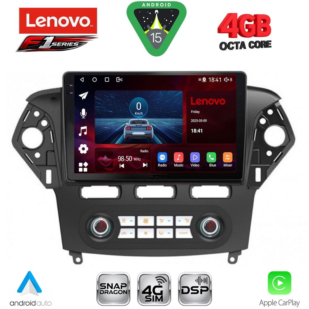LENOVO SSQ 9163_CPA CLIMA (10inc) MULTIMEDIA TABLET for FORD MONDEO mod. 2011-2013 LENOVO SSQ 9163_CPA CLIMA (10inc) MULTIMEDIA TABLET for FORD MONDEO mod. 2011-2013