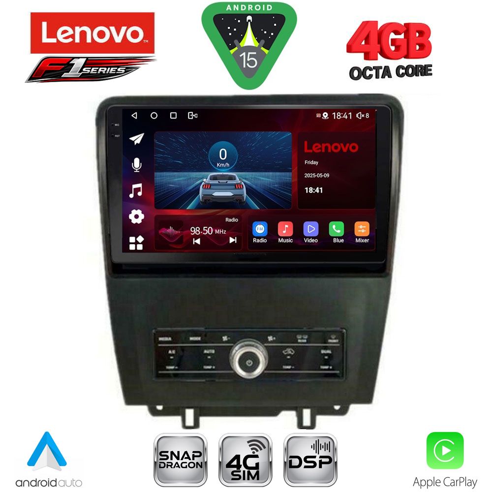 LENOVO SSQ 9165_CPA (9inc) MULTIMEDIA TABLET for FORD MUSTANG mod. 2010-2015 LENOVO SSQ 9165_CPA (9inc) MULTIMEDIA TABLET for FORD MUSTANG mod. 2010-2015