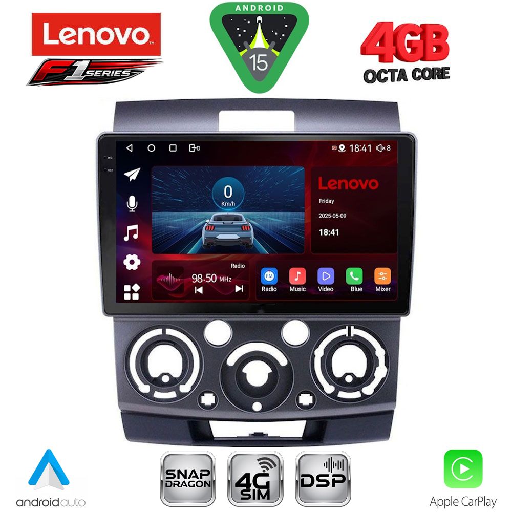 LENOVO SSQ 9170_CPA (9inc) MULTIMEDIA TABLET for FORD RANGER | MAZDA BT50 mod. 2006-2011 LENOVO SSQ 9170_CPA (9inc) MULTIMEDIA TABLET for FORD RANGER | MAZDA BT50 mod. 2006-2011