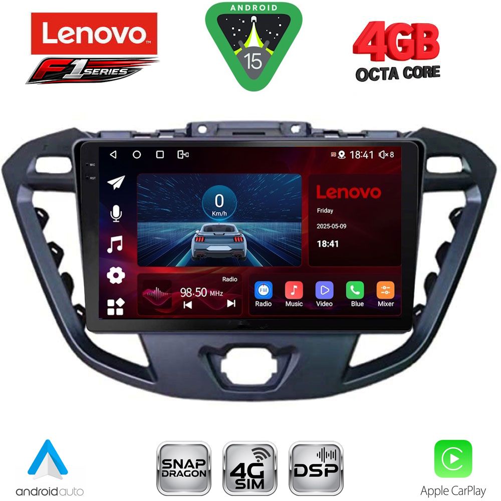 LENOVO SSQ 9177_CPA (9inc) MULTIMEDIA TABLET for FORD TRANSIT CUSTOM | TOURNEO CUSTOM mod. 2013-2019 LENOVO SSQ 9177_CPA (9inc) MULTIMEDIA TABLET for FORD TRANSIT CUSTOM | TOURNEO CUSTOM mod. 2013-2019
