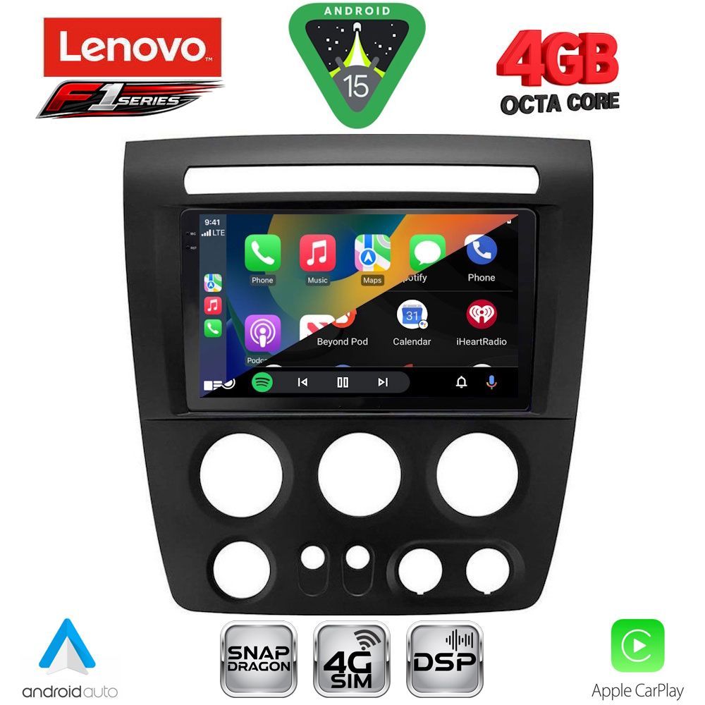 LENOVO SSQ 9218_CPA (9inc) MULTIMEDIA TABLET for HUMMER H3 mod. 2005-2009 LENOVO SSQ 9218_CPA (9inc) MULTIMEDIA TABLET for HUMMER H3 mod. 2005-2009