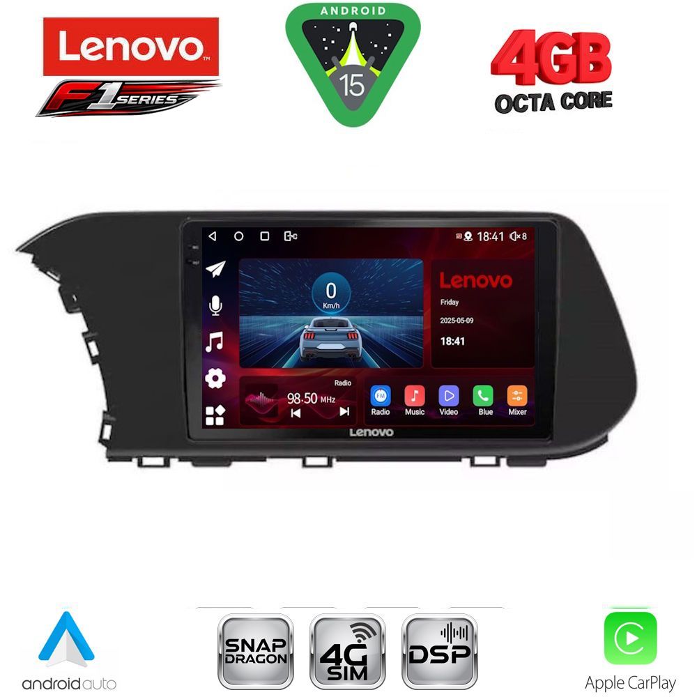 LENOVO SSQ 9220_CPA (10inc) MULTIMEDIA TABLET for HYUNDAI i20 - BAYON mod. 2020-2026 LENOVO SSQ 9220_CPA (10inc) MULTIMEDIA TABLET for HYUNDAI i20 - BAYON mod. 2020-2026