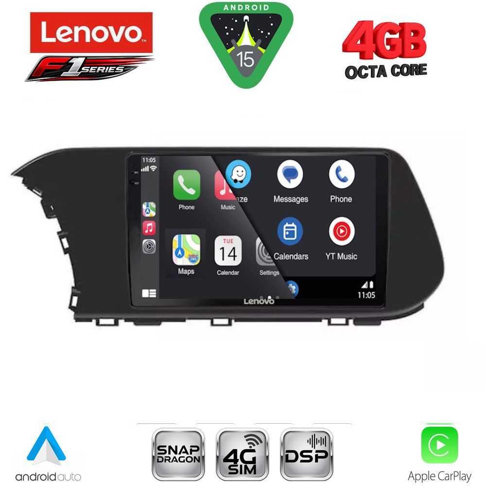 LENOVO SSQ 9220_CPA (10inc) MULTIMEDIA TABLET for HYUNDAI i20 - BAYON mod. 2020-2026 LENOVO SSQ 9220_CPA (10inc) MULTIMEDIA TABLET for HYUNDAI i20 - BAYON mod. 2020-2026
