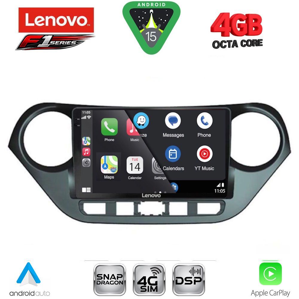 LENOVO SSQ 9224_CPA (9inc) MULTIMEDIA TABLET for HYUNDAI i10 mod. 2014-2020 LENOVO SSQ 9224_CPA (9inc) MULTIMEDIA TABLET for HYUNDAI i10 mod. 2014-2020