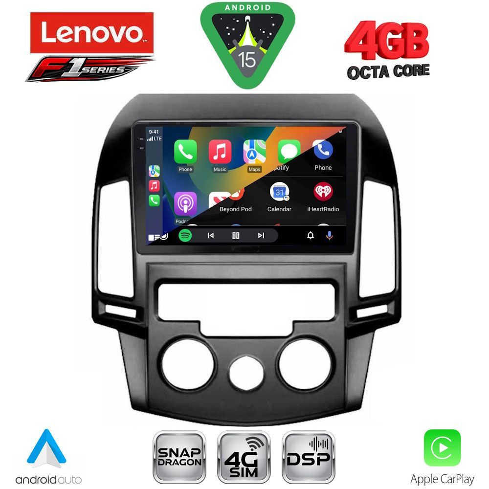 LENOVO SSQ 9231_CPA A/C (9inc) MULTIMEDIA TABLET for HYUNDAI i30 mod. 2007-2012 LENOVO SSQ 9231_CPA A/C (9inc) MULTIMEDIA TABLET for HYUNDAI i30 mod. 2007-2012
