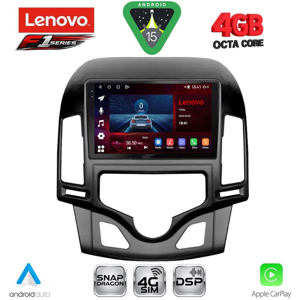 LENOVO SSQ 9231_CPA CLIMA (9inc) MULTIMEDIA TABLET for HYUNDAI i30 mod. 2007-2012 LENOVO SSQ 9231_CPA CLIMA (9inc) MULTIMEDIA TABLET for HYUNDAI i30 mod. 2007-2012