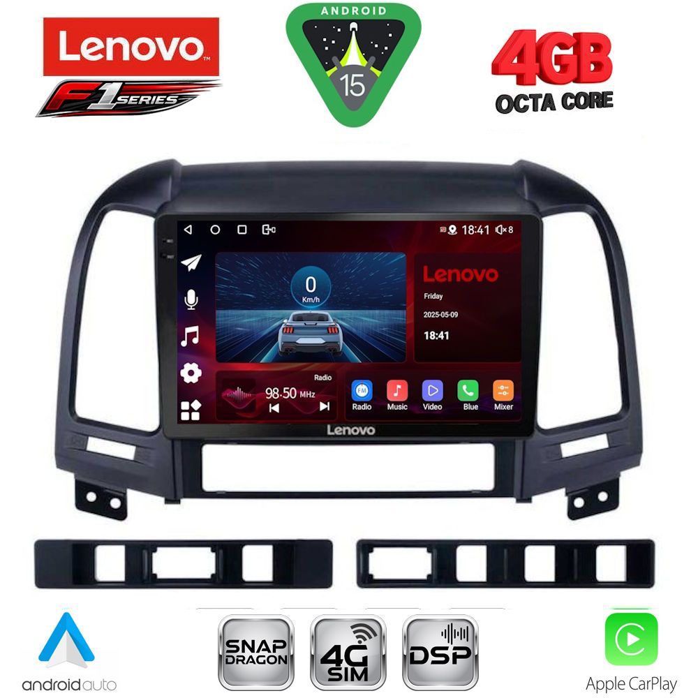 LENOVO SSQ 9239_CPA (9inc) MULTIMEDIA TABLET for HYUNDAI SANTA FE mod. 2005-2013 LENOVO SSQ 9239_CPA (9inc) MULTIMEDIA TABLET for HYUNDAI SANTA FE mod. 2005-2013